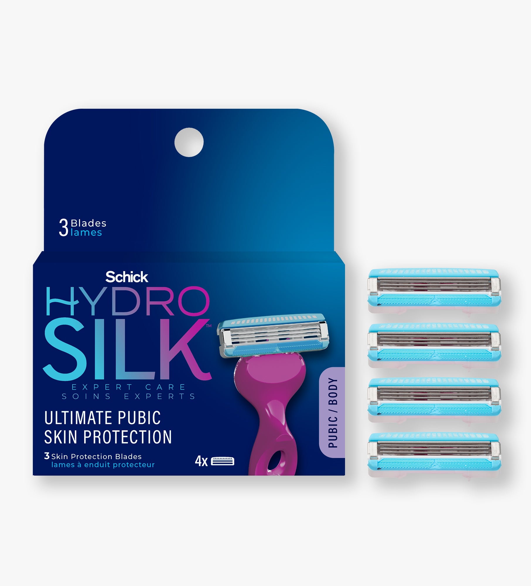 Hydro Silk® Ultimate Pubic Skin Protection Refills Schick US