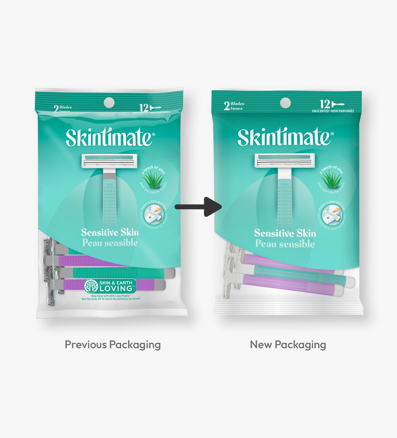 Skintimate® Sensitive Twin Blade Disposable Razor