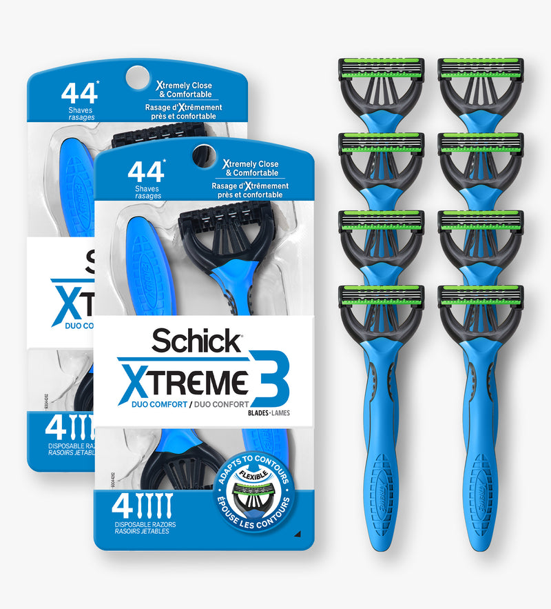 Xtreme® 3 Duo Comfort Disposable Razor
