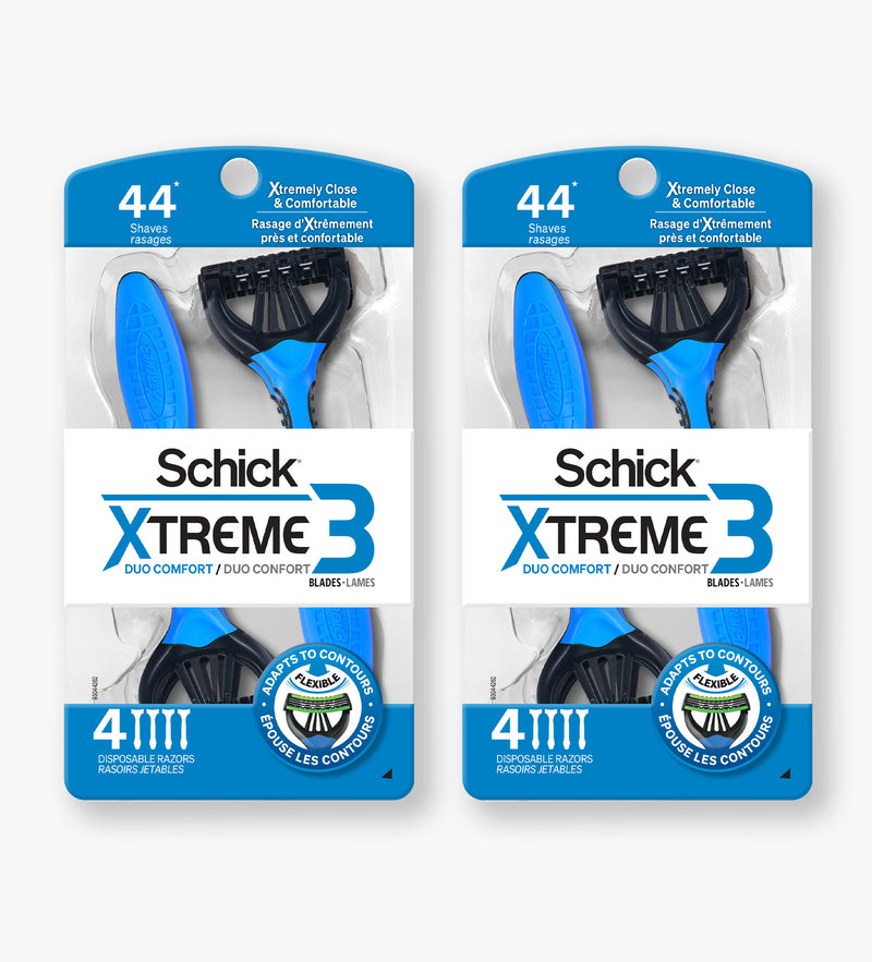 Xtreme® 3 Duo Comfort Disposable Razor
