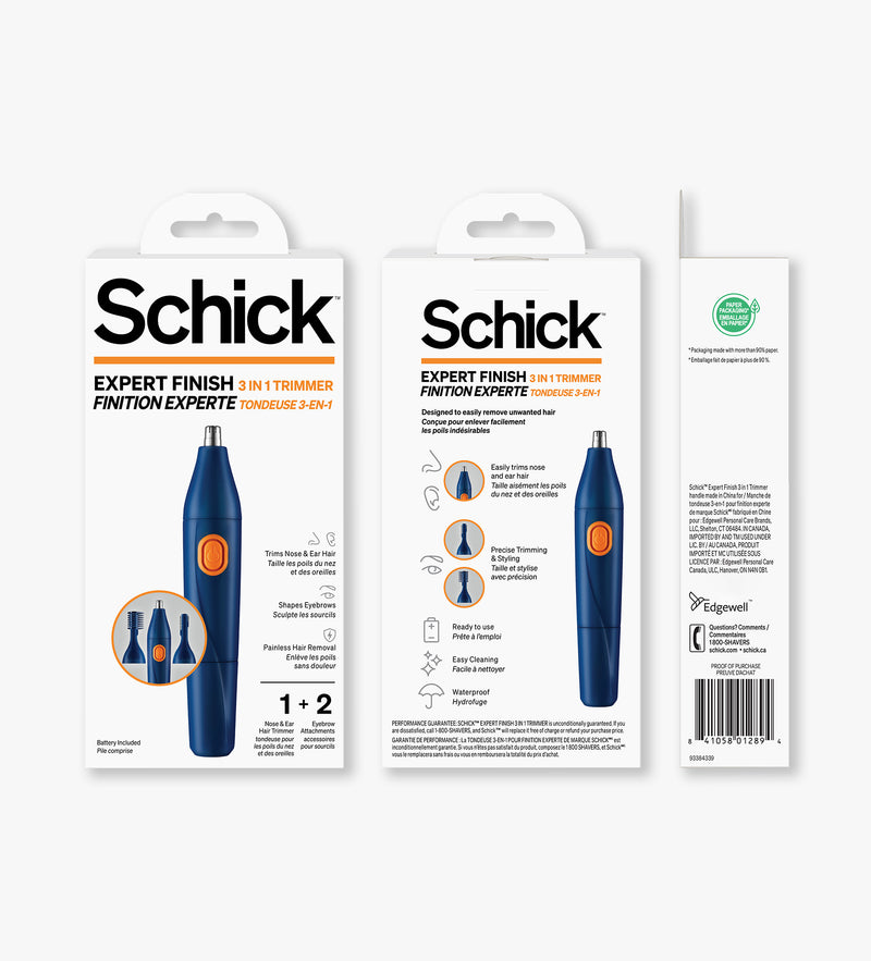 Schick® Expert Finish 3-in-1 Trimmer