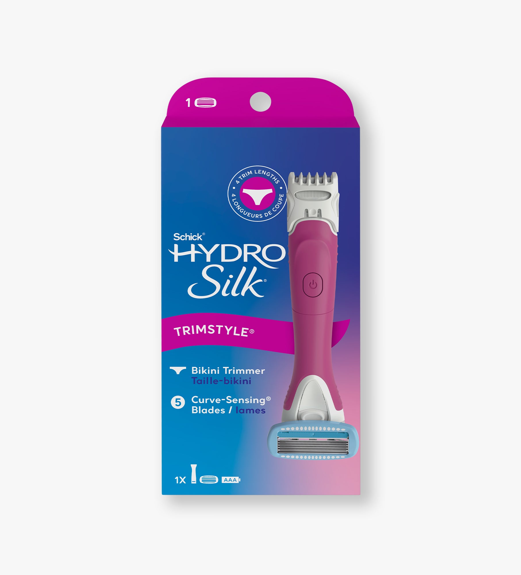 Schick Hydro Silk 5 Trimstyle: Schick Hydro Silk Razor – EMXVRB