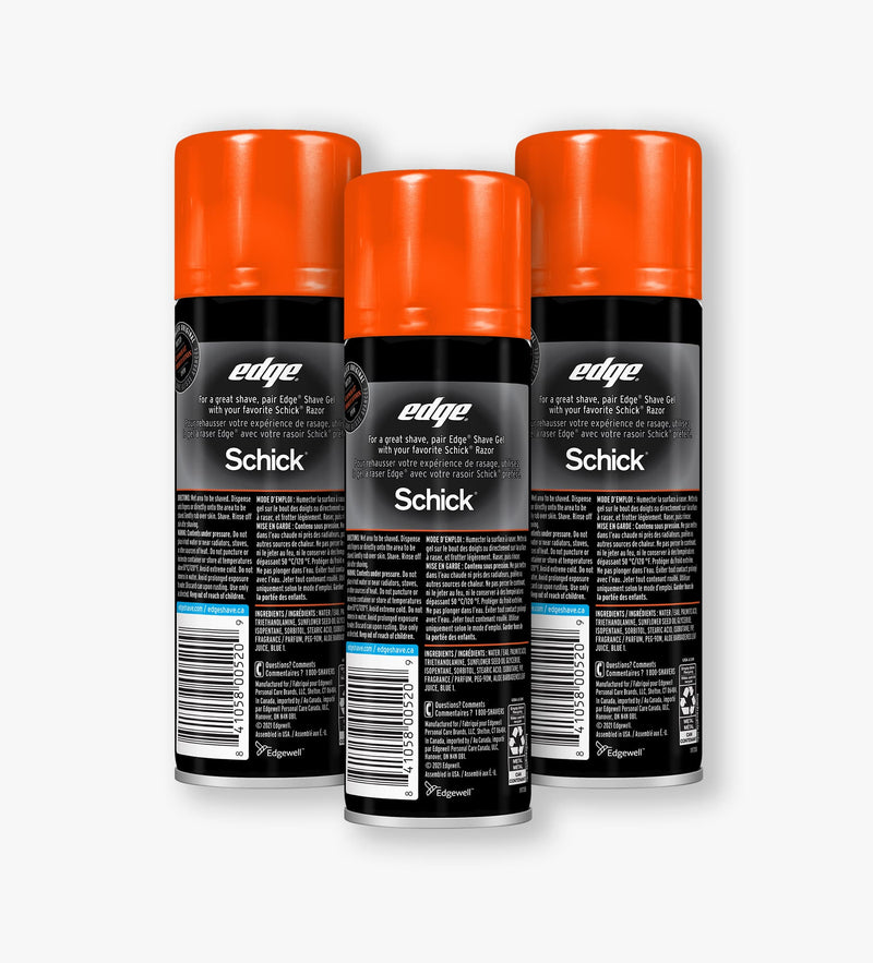 Edge® Sensitive Skin Shave Gel - 3 Pack