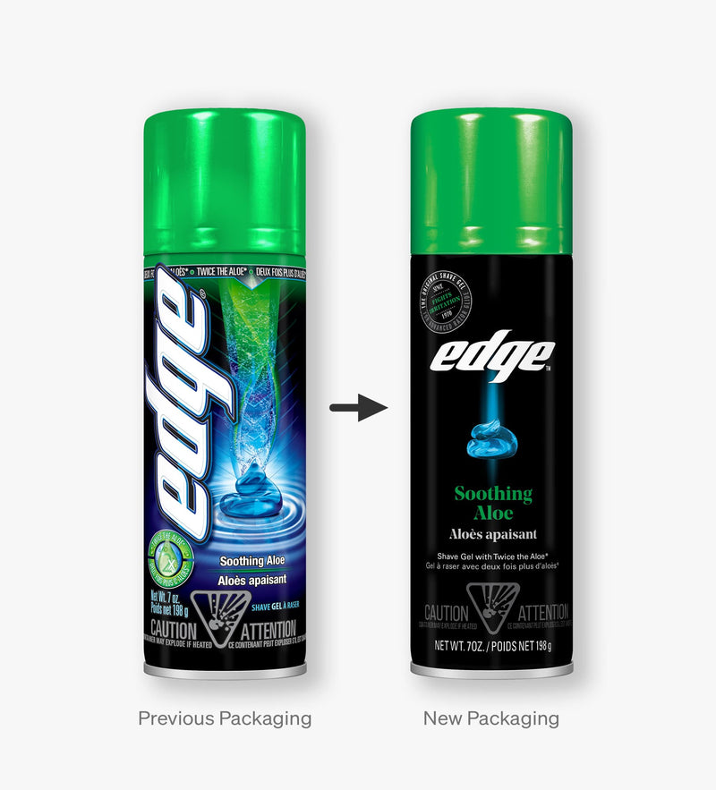 Edge® Soothing Aloe Shave Gel - 3 Pack
