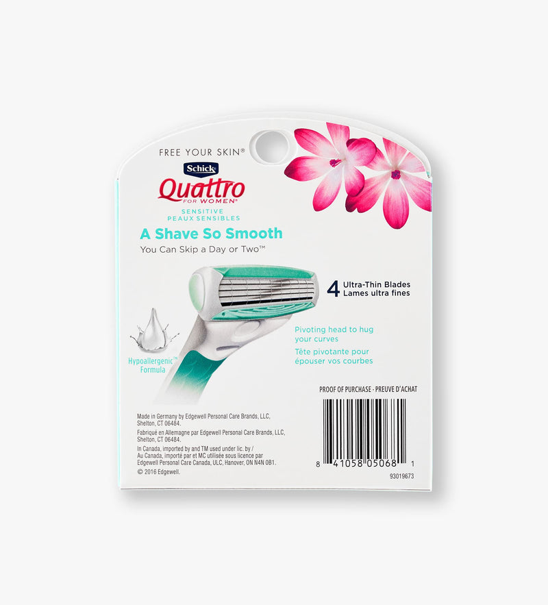 Quattro For Women® Sensitive Refills