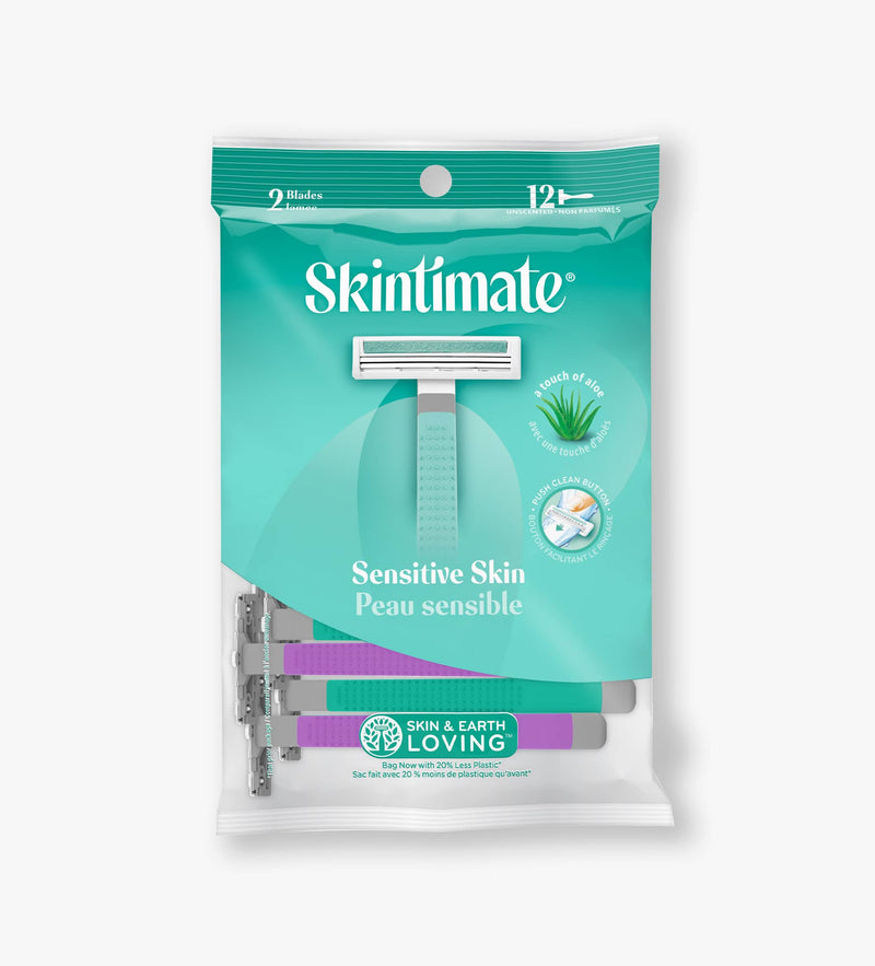 Skintimate® Sensitive Twin Blade Disposable Razor