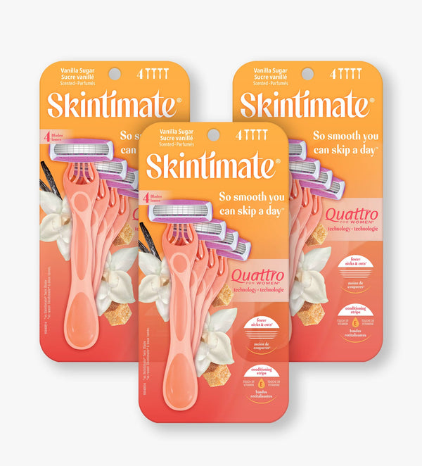 Skintimate Signature Scents™ Vanilla Sugar Disposable Razor